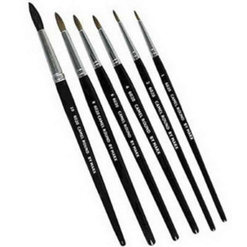 CAMEL HAIR ROUND BRUSH SIZE 4 12/PK